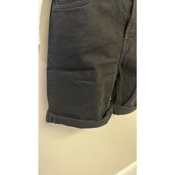 7 For All Mankind- Jen7 Black Bermuda Shorts- Size 6 - Picture 4 of 7